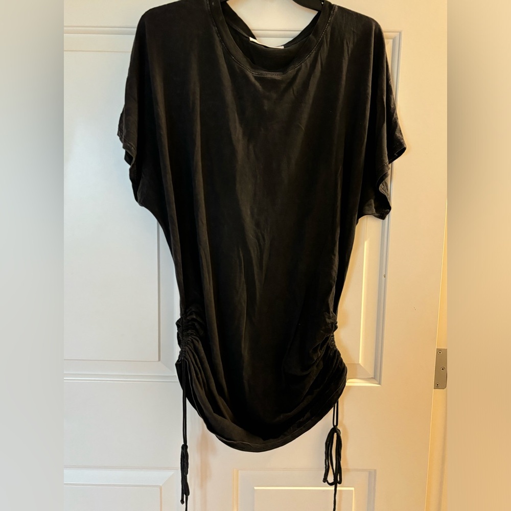Ruched Dress - Dark Blue - NEW